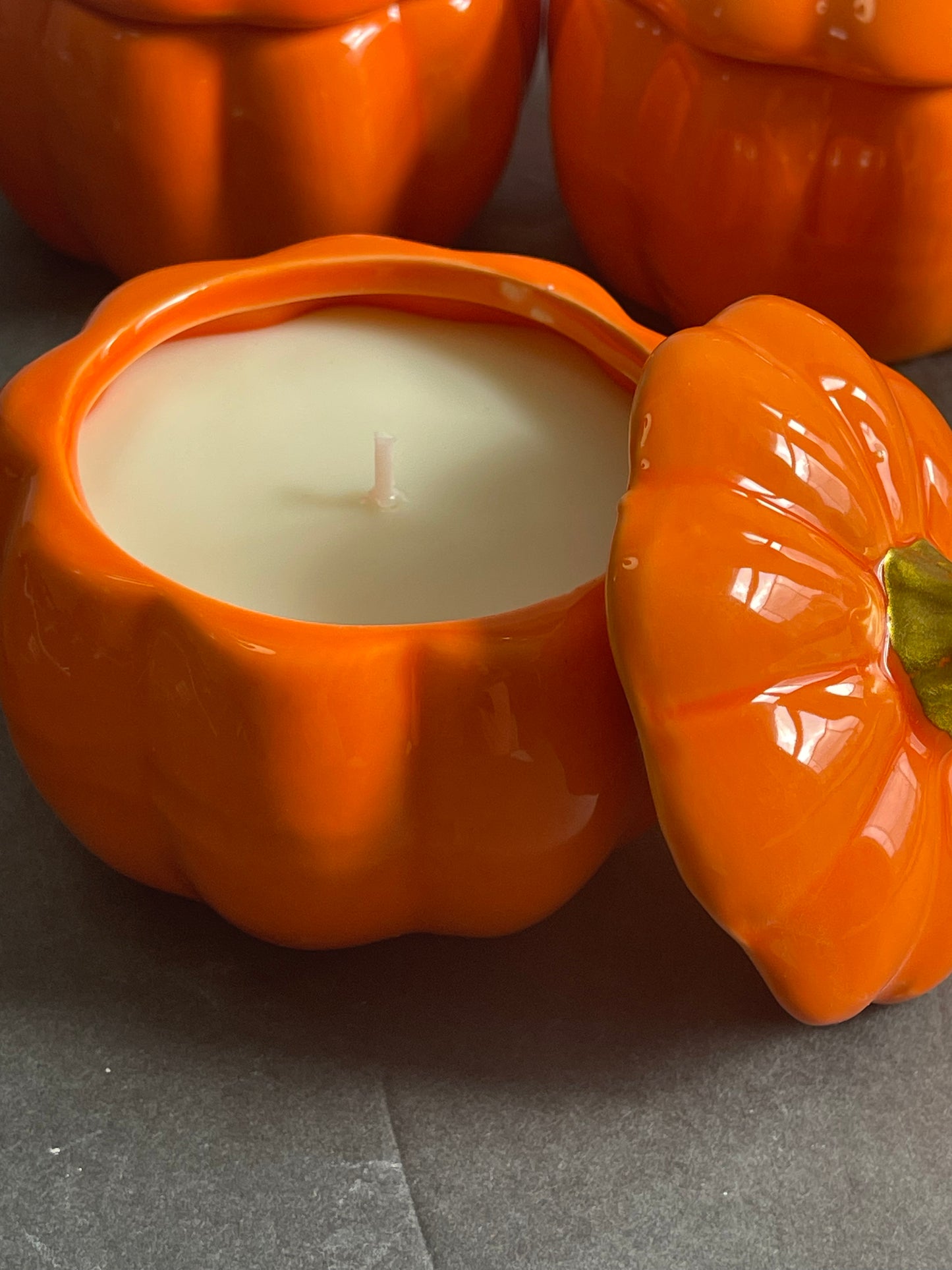 Pumpkin Glass Jar