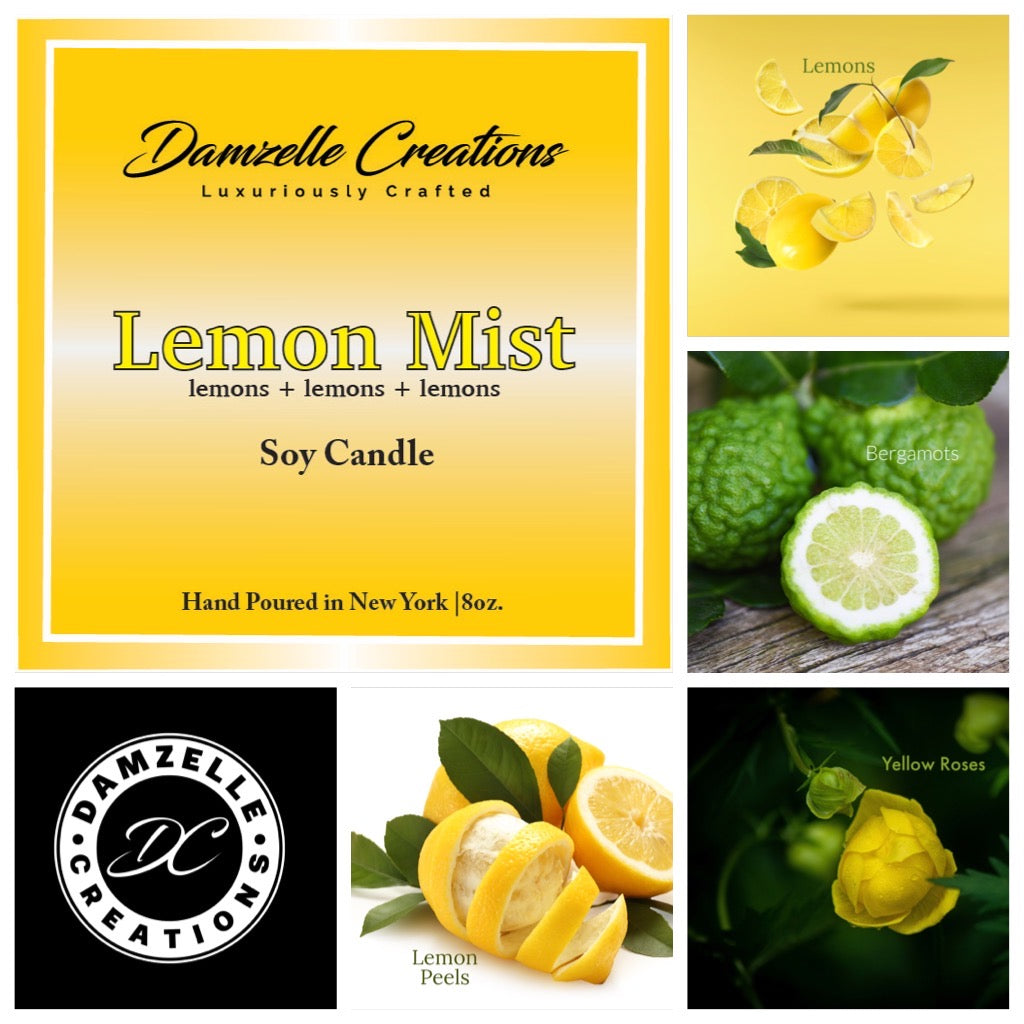 ST- Lemon Mist 2-Wick  Candle